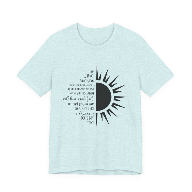 Inspirational Graphic Tee, Unisex T-Shirt, Motivational Quote Shirt, Faith-Based Apparel, Christian Design
