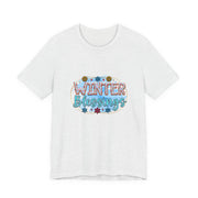 Winter Blessings Unisex Jersey Tee, Cozy Winter T-shirt, Holiday Gift, Seasonal Apparel, Comfortable Casual Wear
