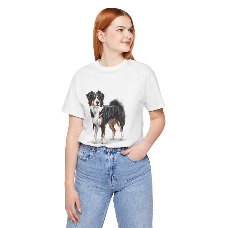 Dog Lover's Unisex Jersey Tee, Fun Pet Shirt, Animal Graphic Tee, Gift for Dog Owners, Cute Dog Apparel,
