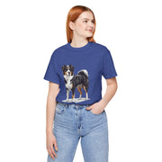 Dog Lover's Unisex Jersey Tee, Fun Pet Shirt, Animal Graphic Tee, Gift for Dog Owners, Cute Dog Apparel,
