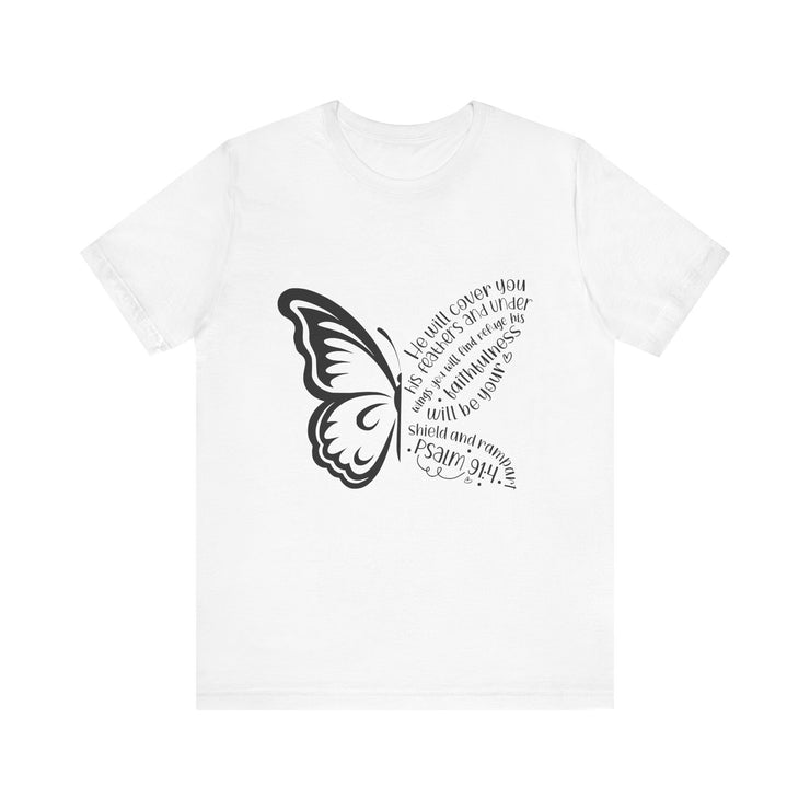 Inspirational Quote Tee, Motivational Shirt, Unisex Graphic T-Shirt, Gift for Her,Butterfly Love