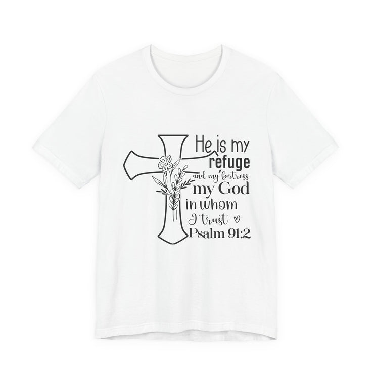 Faith-Inspired Unisex Short Sleeve Tee, Inspirational Shirt, Christian Apparel, Religious Gifts, Scripture T-Shirt