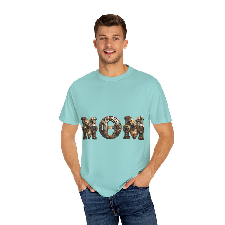 Mom Themed Unisex Garment-Dyed T-Shirt, Perfect for Mother's Day, Casual Wear, Gift for Moms, Family Gatherings, Everyday Comfort