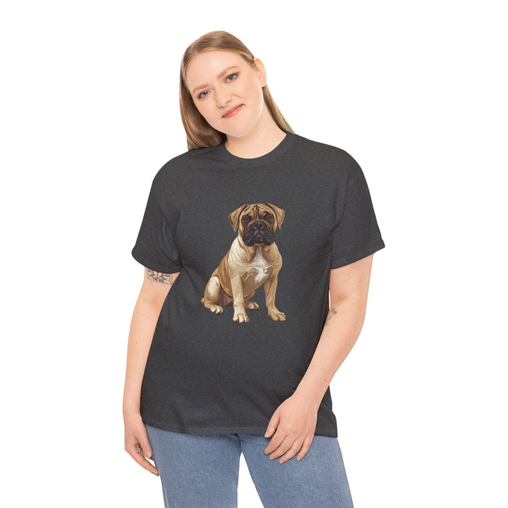 Cute Dog Lover Tee, Unisex Heavy Cotton Tee, Pet Owner Gift, Casual Dog Shirt, Dog-Themed Apparel, Everyday Wear