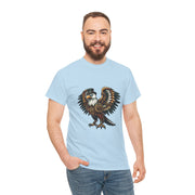 Eagle Graphic Tee, Unisex Heavy Cotton Shirt, Animal Lover Gift, Nature T-Shirt, Wildlife Apparel, Casual Daily Wear