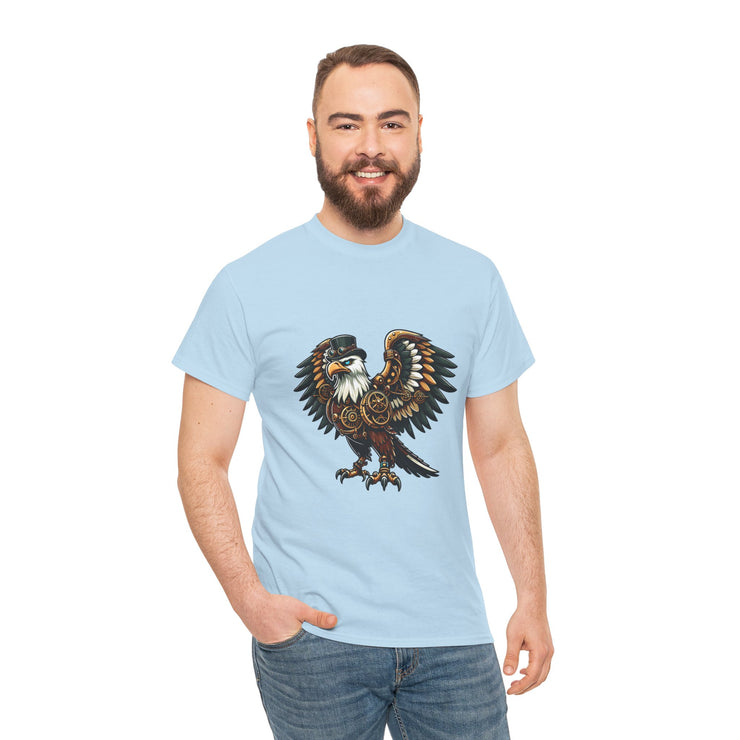 Eagle Graphic Tee, Unisex Heavy Cotton Shirt, Animal Lover Gift, Nature T-Shirt, Wildlife Apparel, Casual Daily Wear
