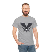Bold Eagle Graphic Tee, Unisex Heavy Cotton T-Shirt, Wildlife Art Shirt, Nature Lover Gift, Casual Style Top