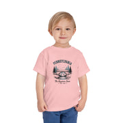 Pennsylvania Adventure Toddler Tee, Cute Kids Shirt, Gift for Little Explorers, Vacation Outfit, USA States Design