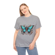 Butterfly Graphic Tee, Vintage-Inspired Shirt, Nature Lover's Gift, Spring Fashion, Eco-Friendly Unisex Tee