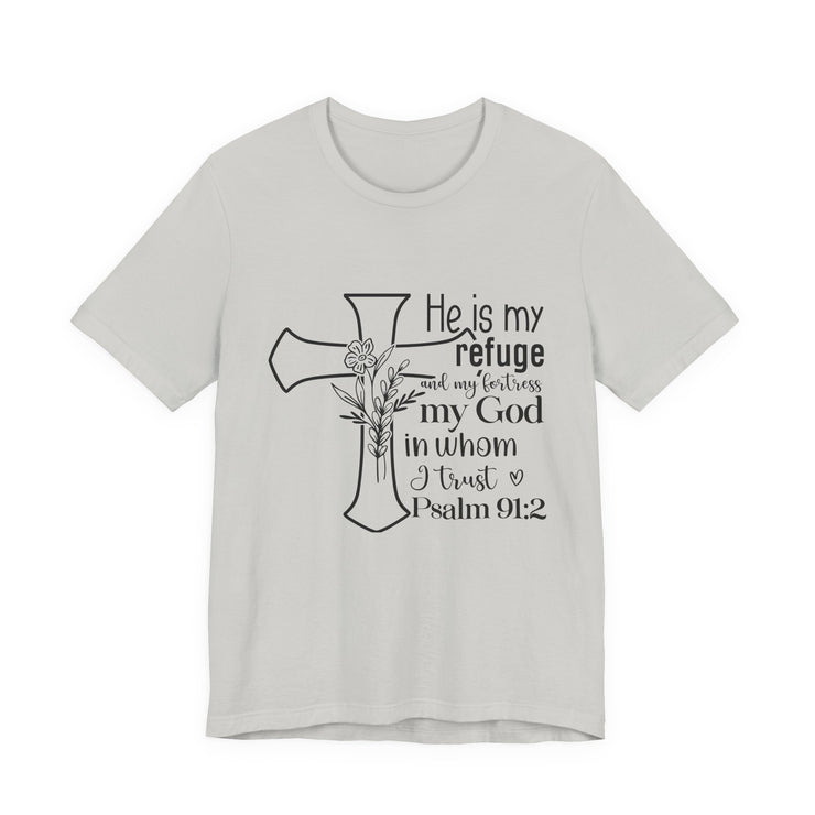 Faith-Inspired Unisex Short Sleeve Tee, Inspirational Shirt, Christian Apparel, Religious Gifts, Scripture T-Shirt