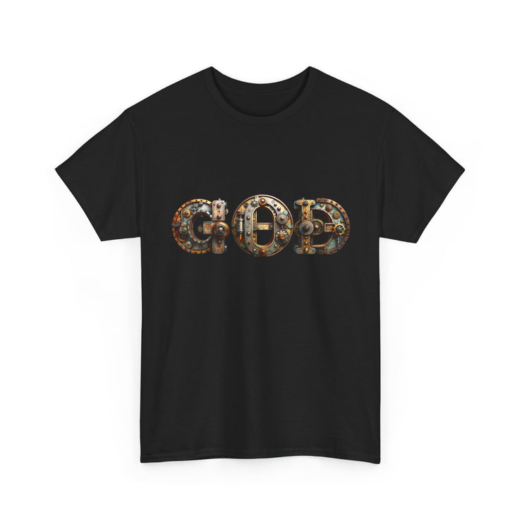 Unisex Heavy Cotton Tee, Inspirational Gift, Casual Wear, Street Style, Spiritual Apparel, Everyday Comfort