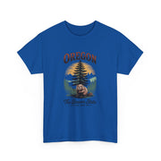 Oregon Graphic Tee - Vintage Style Unisex Cotton T-Shirt, Great for Nature Lovers, Casual Wear, USA States Design