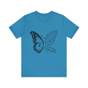 Inspirational Quote Tee, Motivational Shirt, Unisex Graphic T-Shirt, Gift for Her,Butterfly Love