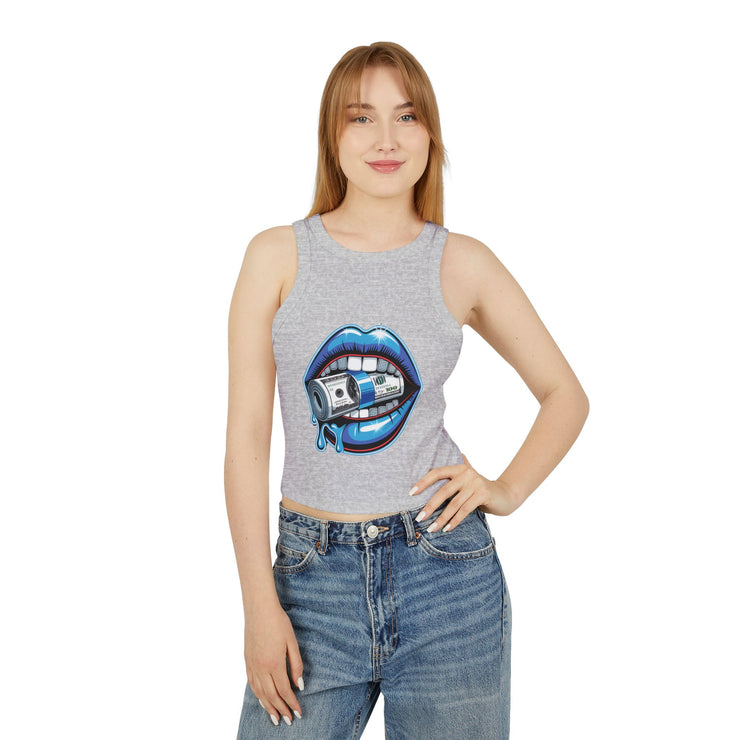 Bold Graphic Crop Tank Top - Statement Apparel for Parties, Festivals, Night Outs, Music Lovers, Trendy Summer Wear