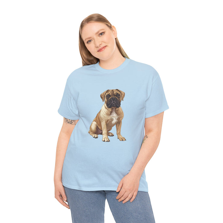 Cute Dog Lover Tee, Unisex Heavy Cotton Tee, Pet Owner Gift, Casual Dog Shirt, Dog-Themed Apparel, Everyday Wear