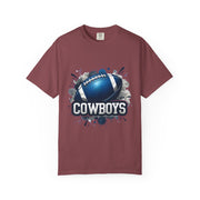 Unisex Sports T-Shirt with Cowboys Design, Football Tee, Game Day Apparel, Casual Wear, Gift for Football Fans, Sports Design