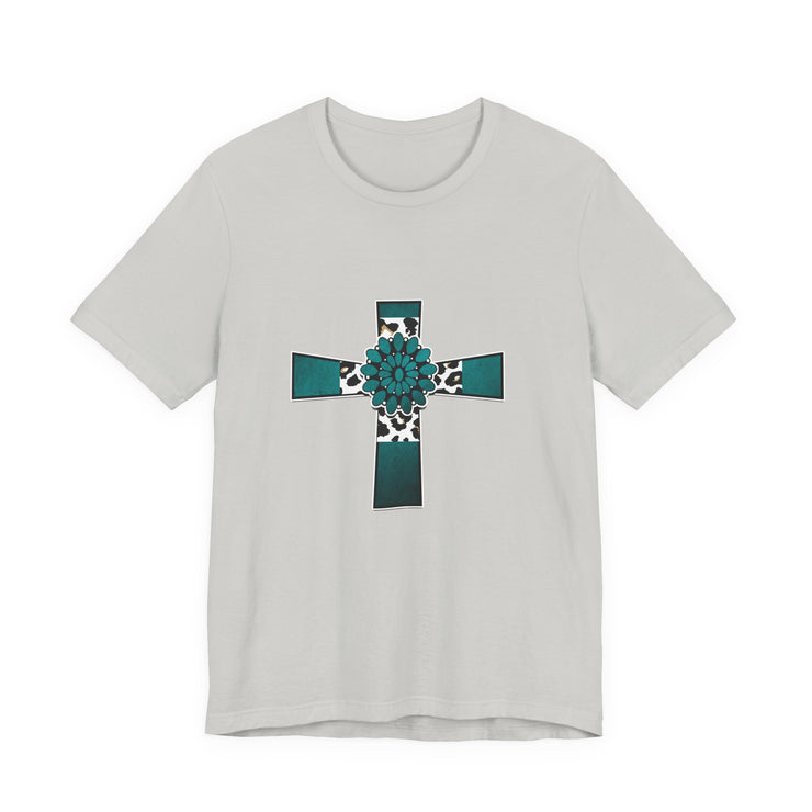 Stylish Religious Cross Tee, Unisex Trendy Shirt for Faith & Inspiration, Perfect Gift for Easter, Baptism, or Everyday Wear