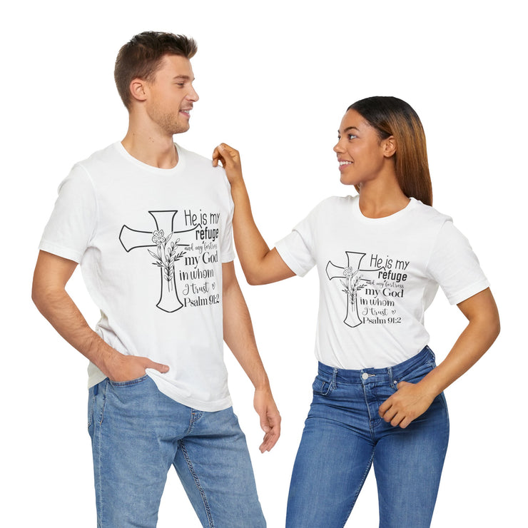 Faith-Inspired Unisex Short Sleeve Tee, Inspirational Shirt, Christian Apparel, Religious Gifts, Scripture T-Shirt