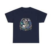 Mystical Moon Goddess Tee - Unisex Heavy Cotton Tee, Celestial Shirt, Boho Fashion, Witchy Clothing, Gift for Her