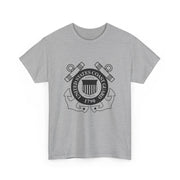US Coast Guard Heavy Cotton Tee - Unisex, Apparel, Gift for Veterans, Nautical Spirit, Casual Wear, Summer Style