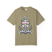Unisex T-Shirt with U.S. Navy Anchor Design, Casual Tee, Maritime Gift, Sailor Apparel, Patriotic Wear, Summer Style