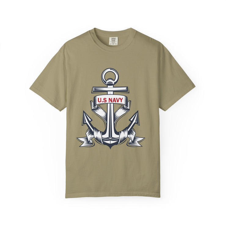 Unisex T-Shirt with U.S. Navy Anchor Design, Casual Tee, Maritime Gift, Sailor Apparel, Patriotic Wear, Summer Style
