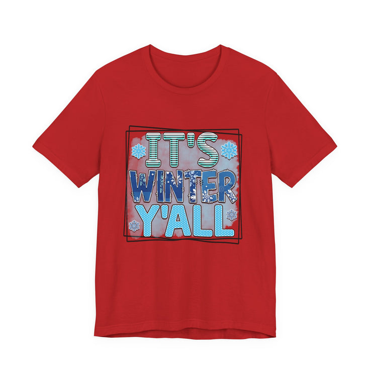 Winter Wonderland Unisex Tee, Cozy Winter Shirt, Holiday Gift for Friends, Seasonal Apparel, Cute Winter Graphic Tee