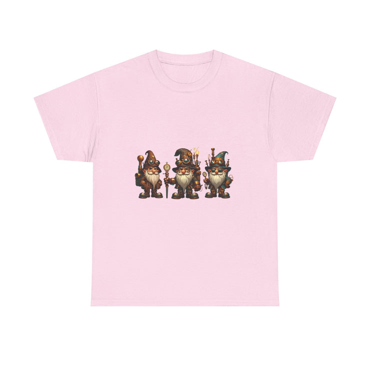 Unisex Heavy Cotton Tee, Funny T-Shirt, Cute Gift, Casual Wear, Gnome Lovers, Birthday Gift, Nature Enthusiast