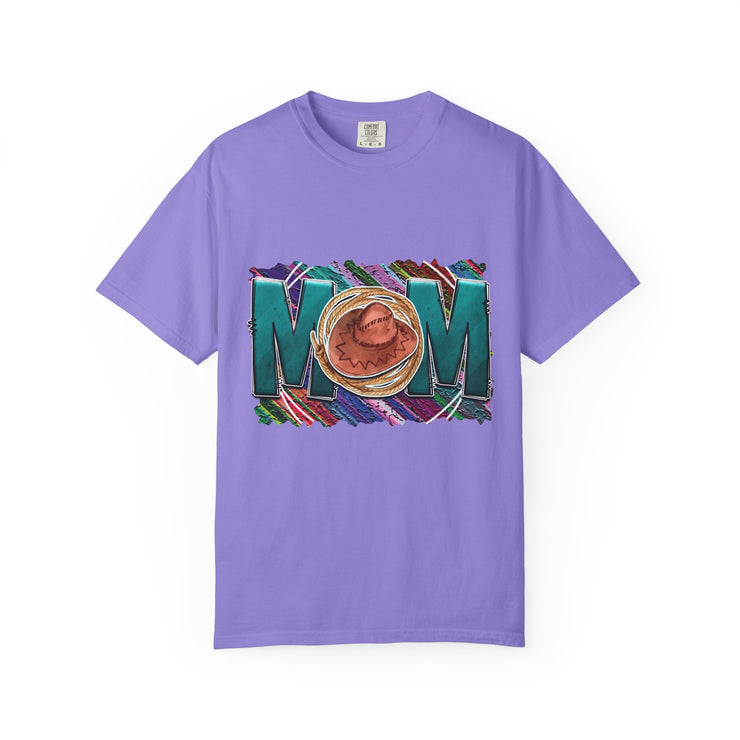 Mom-Themed Unisex Garment-Dyed T-shirt, Gift for Mothers Day, Birthday, Family Gatherings, Casual Wear, Mothers Day Design