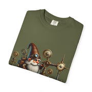 Steampunk Gnome T-shirt, Unique Graphic Tee for Fantasy Lovers, Gift for Birthdays, Everyday Wear, Unisex Casual Top