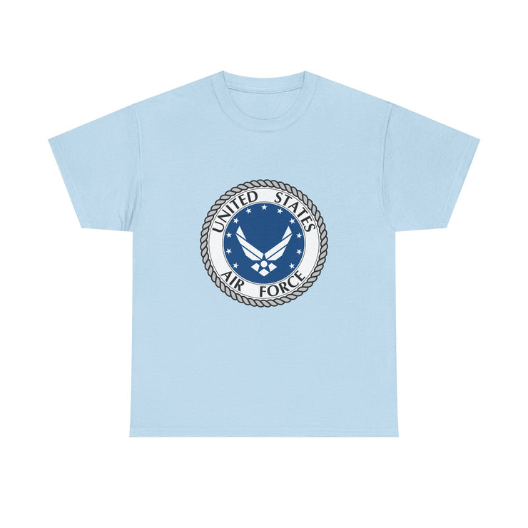 US Air Force Unisex Heavy Cotton Tee - Patriotic Apparel, Veteran Gift, Military T-Shirt, Casual Wear, Everyday Comfort