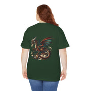 Dragon Graphic Tee, Unisex Cotton T-Shirt, Fantasy Shirt, Gift for Gamers, Cool Casual Wear, Dragon Lover Apparel