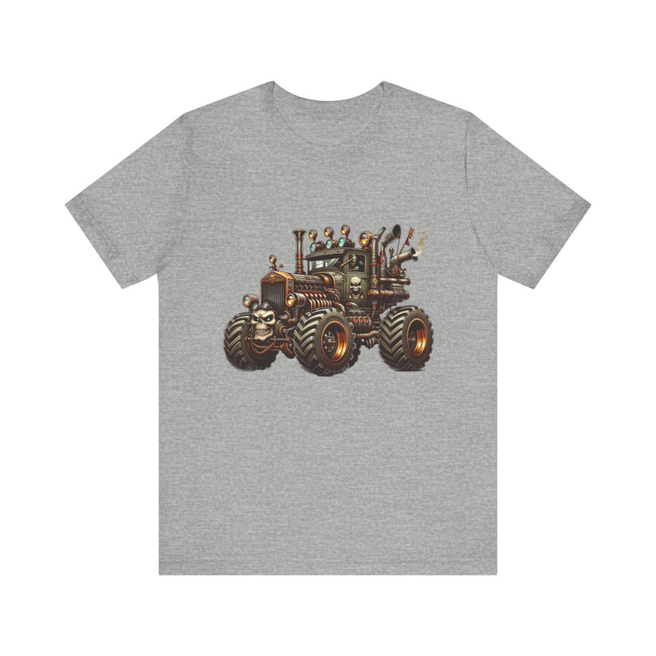 Rustic Tractor Graphic Tee, Farm Life Apparel, Unisex Jersey Tee, Country Style Shirt, Gift for Farmers, Car Design