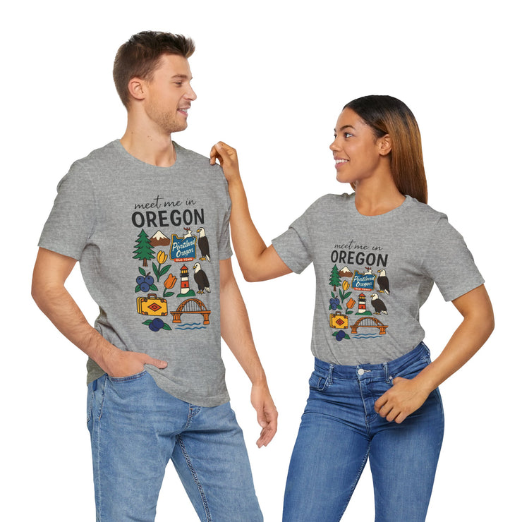 Oregon State Pride Tee, Explore Oregon T-Shirt, Travel Souvenir Shirt, USA States Design
