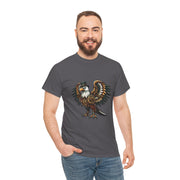 Eagle Graphic Tee, Unisex Heavy Cotton Shirt, Animal Lover Gift, Nature T-Shirt, Wildlife Apparel, Casual Daily Wear