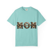Mom Themed Unisex Garment-Dyed T-Shirt, Perfect for Mother's Day, Casual Wear, Gift for Moms, Family Gatherings, Everyday Comfort