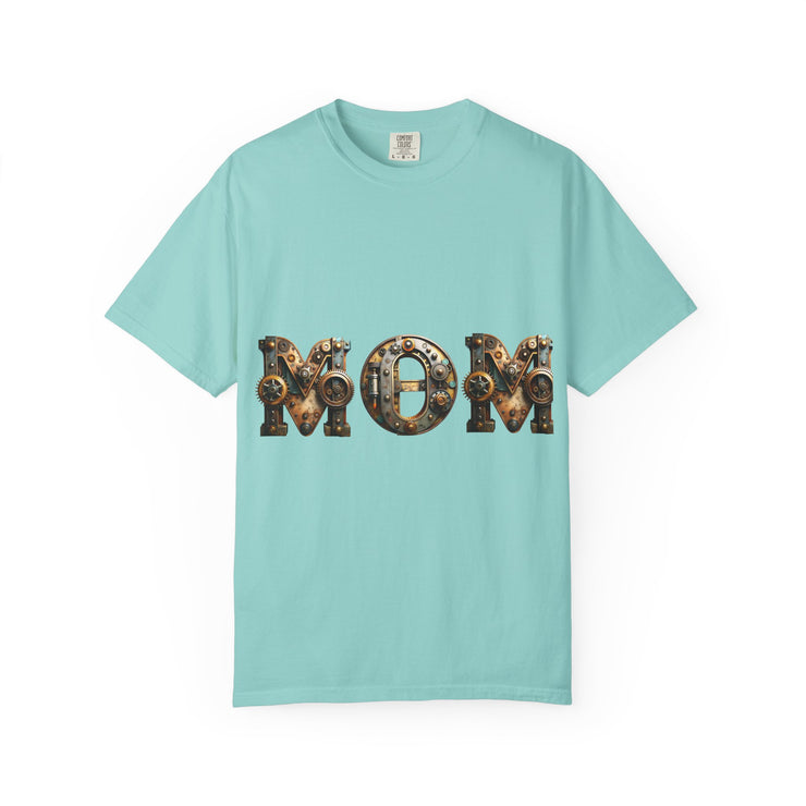 Mom Themed Unisex Garment-Dyed T-Shirt, Perfect for Mother's Day, Casual Wear, Gift for Moms, Family Gatherings, Everyday Comfort