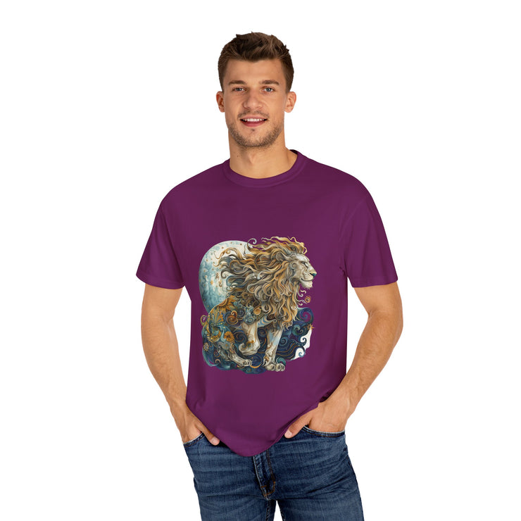 Celestial Lion T-Shirt - Unisex Graphic Tee for Astrology Lovers, Gifts for Her, Gifts for Him, Birthday, Mythical Creatures, Everyday [...]