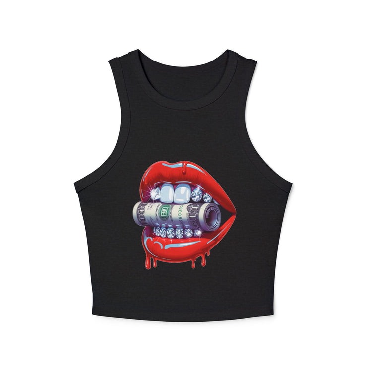 Edgy Graphic Tank Top, Summer Crop Top, Festival Wear, Trendy Women's Top, Statement Apparel, Unique Gift Idea