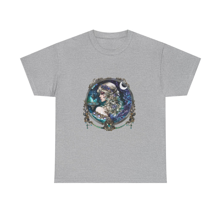Mystical Moon Goddess Tee - Unisex Heavy Cotton Tee, Celestial Shirt, Boho Fashion, Witchy Clothing, Gift for Her