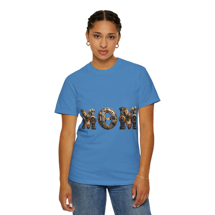 Mom Themed Unisex Garment-Dyed T-Shirt, Perfect for Mother's Day, Casual Wear, Gift for Moms, Family Gatherings, Everyday Comfort