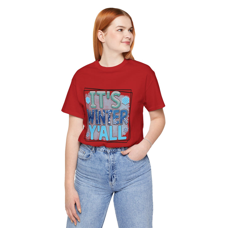 Winter Wonderland Unisex Tee, Cozy Winter Shirt, Holiday Gift for Friends, Seasonal Apparel, Cute Winter Graphic Tee