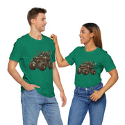 Rustic Tractor Graphic Tee, Farm Life Apparel, Unisex Jersey Tee, Country Style Shirt, Gift for Farmers, Car Design