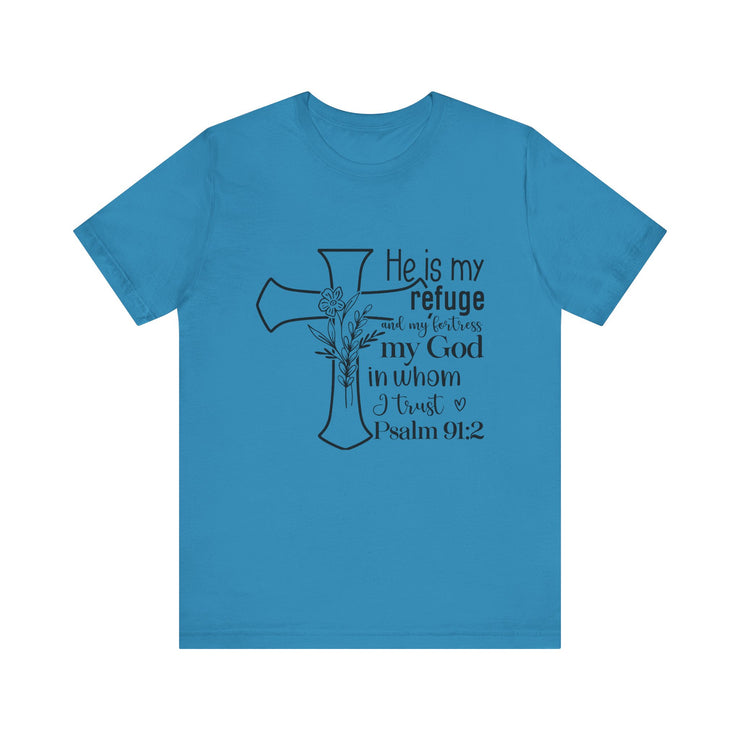 Faith-Inspired Unisex Short Sleeve Tee, Inspirational Shirt, Christian Apparel, Religious Gifts, Scripture T-Shirt