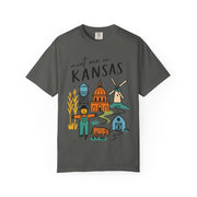 Kansas Adventure T-Shirt, Unisex Graphic Tee, Gift for Travelers,  USA States Design