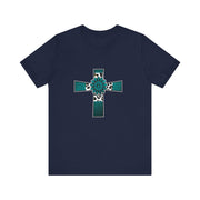 Stylish Religious Cross Tee, Unisex Trendy Shirt for Faith & Inspiration, Perfect Gift for Easter, Baptism, or Everyday Wear