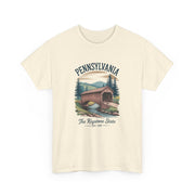Pennsylvania Vintage Graphic Tee, Unisex T-Shirt, Nature Lover Gift, Travel Souvenir, State Pride Apparel