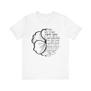 Inspirational Floral Tee | Faith-Based Motivational Shirt, Everyday Casual Wear, Gift for Friends, Church Events, Christian Design