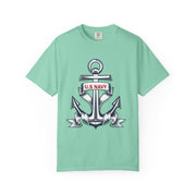Unisex T-Shirt with U.S. Navy Anchor Design, Casual Tee, Maritime Gift, Sailor Apparel, Patriotic Wear, Summer Style
