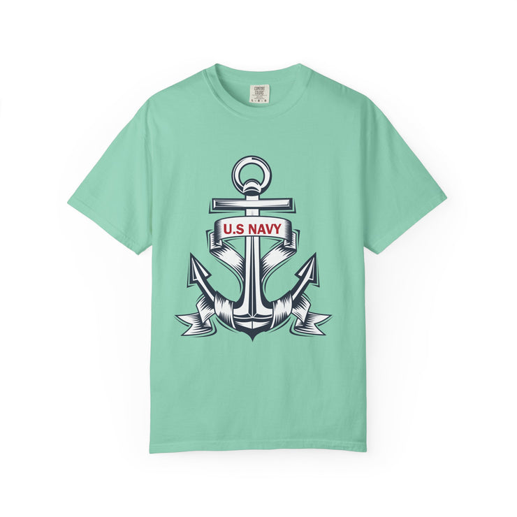 Unisex T-Shirt with U.S. Navy Anchor Design, Casual Tee, Maritime Gift, Sailor Apparel, Patriotic Wear, Summer Style